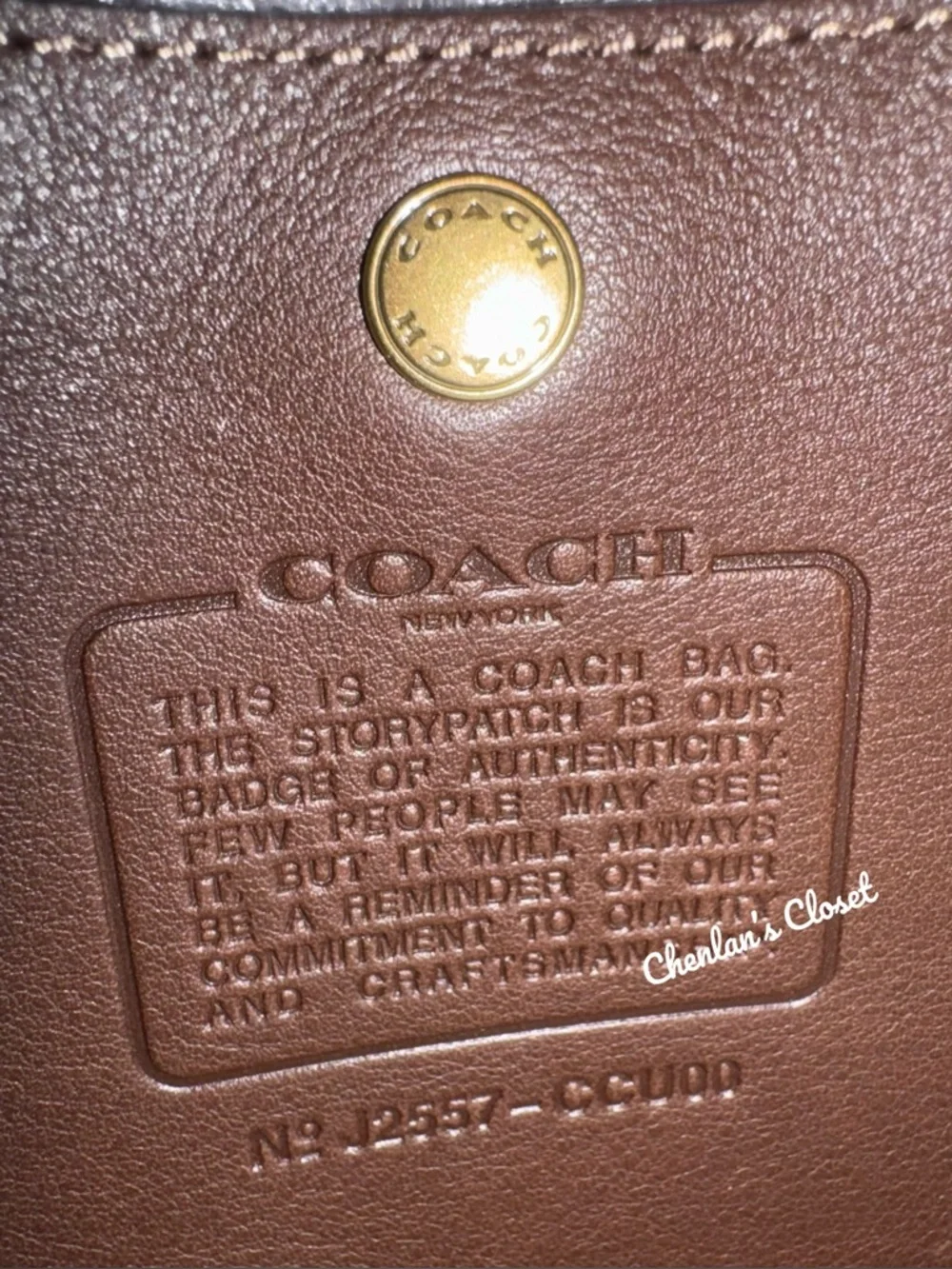 NWT Coach 34 Brooklyn Shoulder Bag 34 - Picture 10 of 12